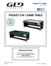 Load image into Gallery viewer, Fat Cat Original 2-in-1 7&#39; Pockey Multi-Game Table